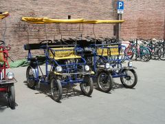 Педальный транспорт для туристов