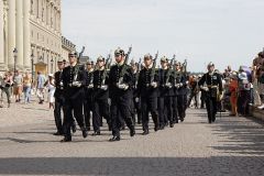 Стокгольм. Смена караула у Королевского дворца