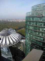 Берлин, вид на Sony Center