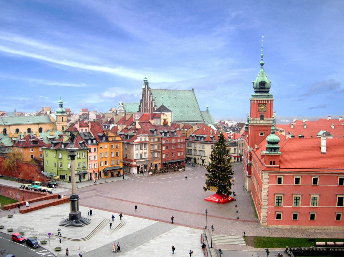 Замковая площадь в Варшаве Варшава