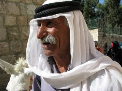 Этот веселый араб с осликом встретился нам на улицах Иерусалима (тур 11АК+ Израиль-Иордания с 03.11.2009 года)