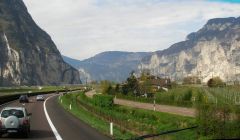 После пересечения границы Австрия-Италия