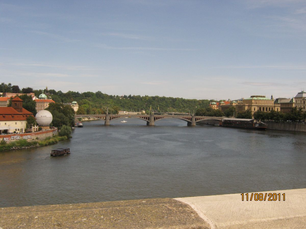 Прага. Вид с Карлова моста