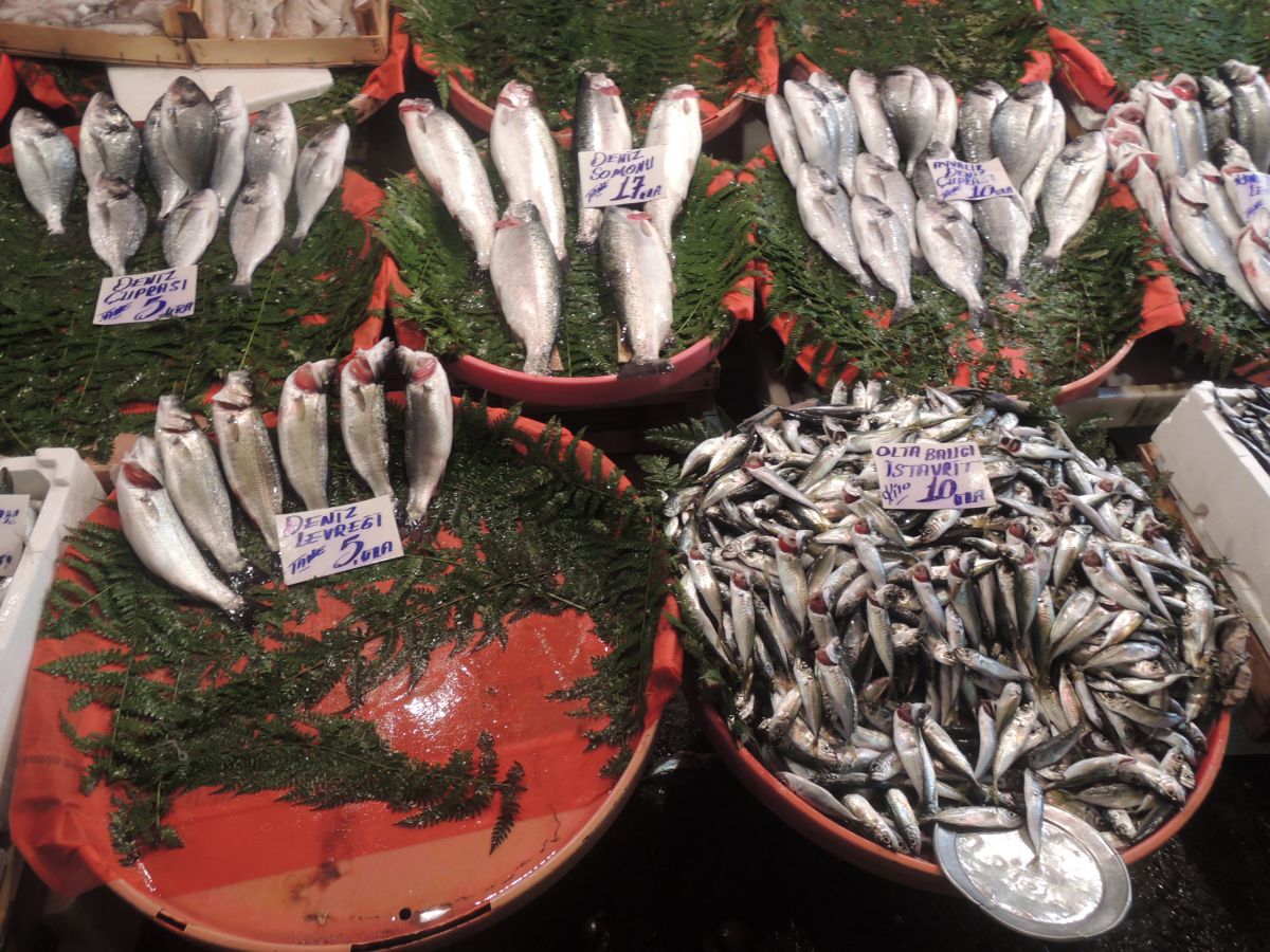 Стамбул славится рыбными базарами