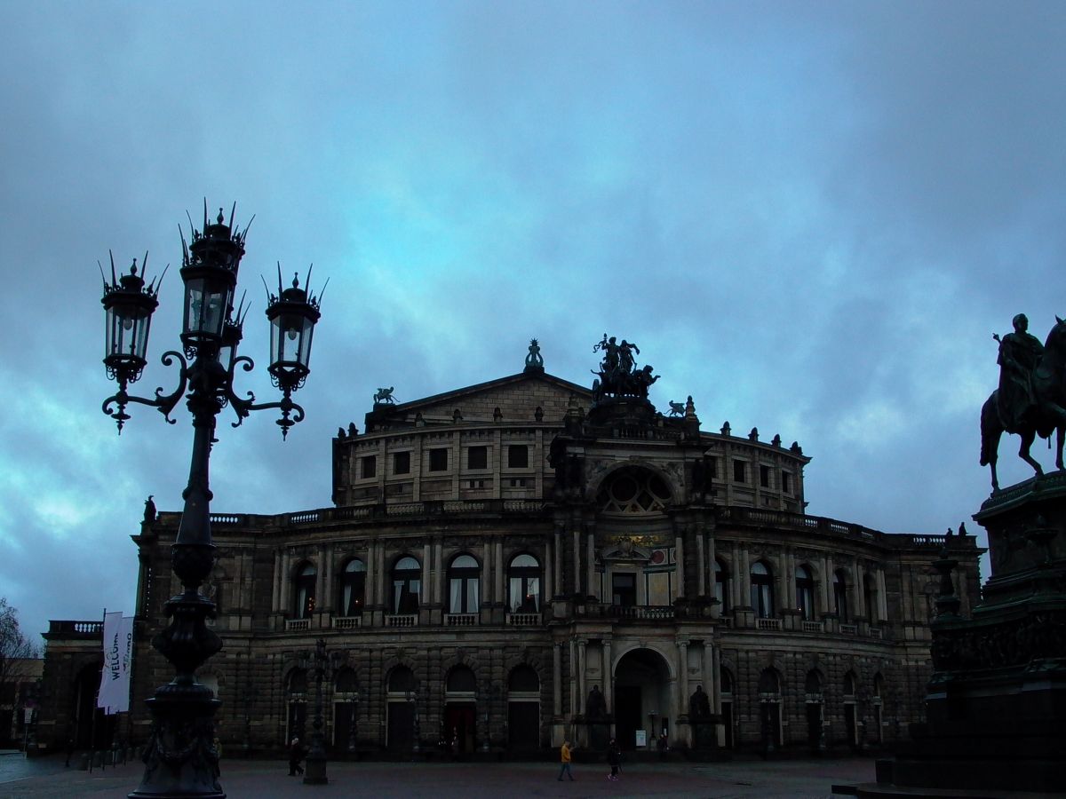 Дрезден.Оперный театр.