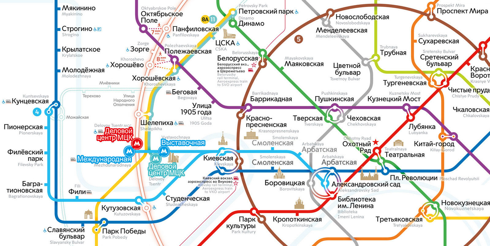 метро митино на карте