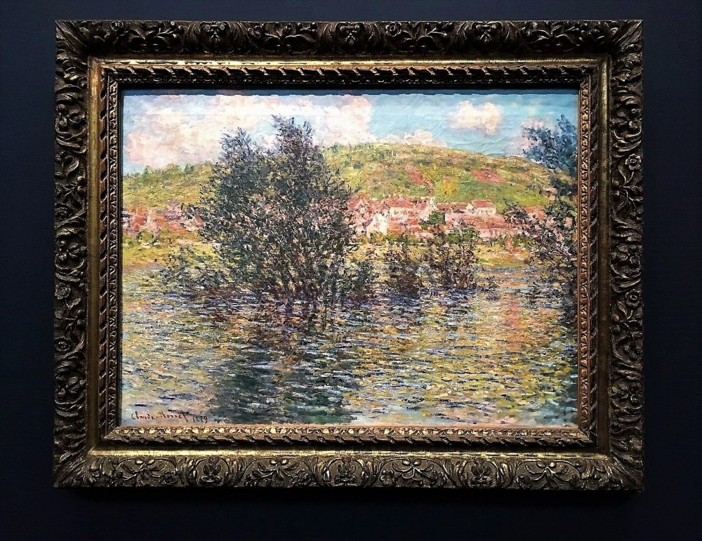 58 Клод Моне Сена в Ветёе. Эффект солнца после дождя.jpg
