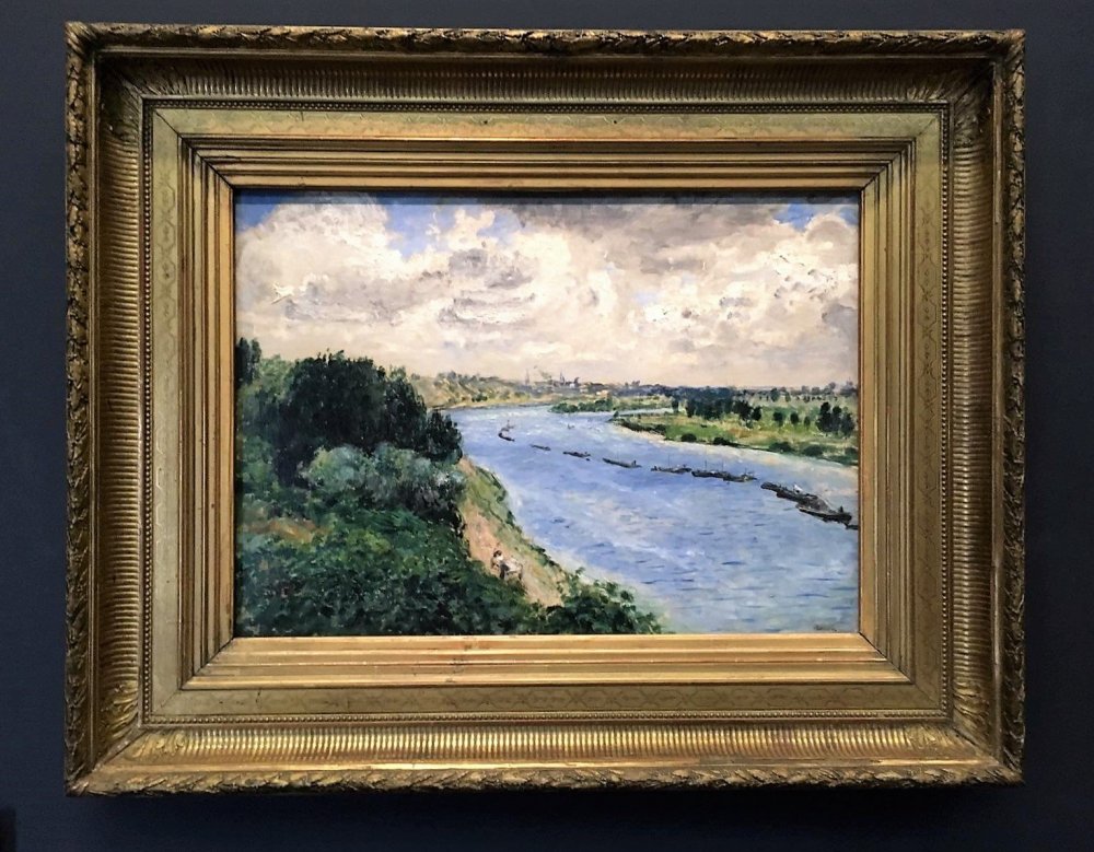 99 Огюст Ренуар Баржи на Сене.jpg