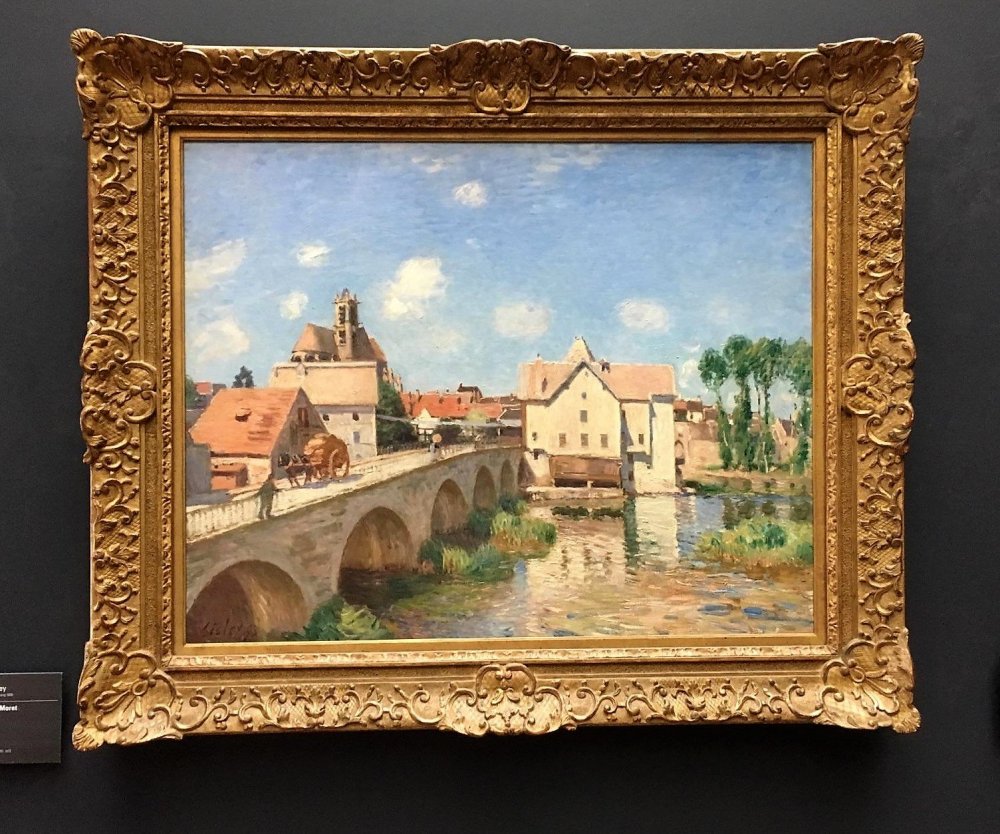 91 Альфред Сислей Мост в море.jpg