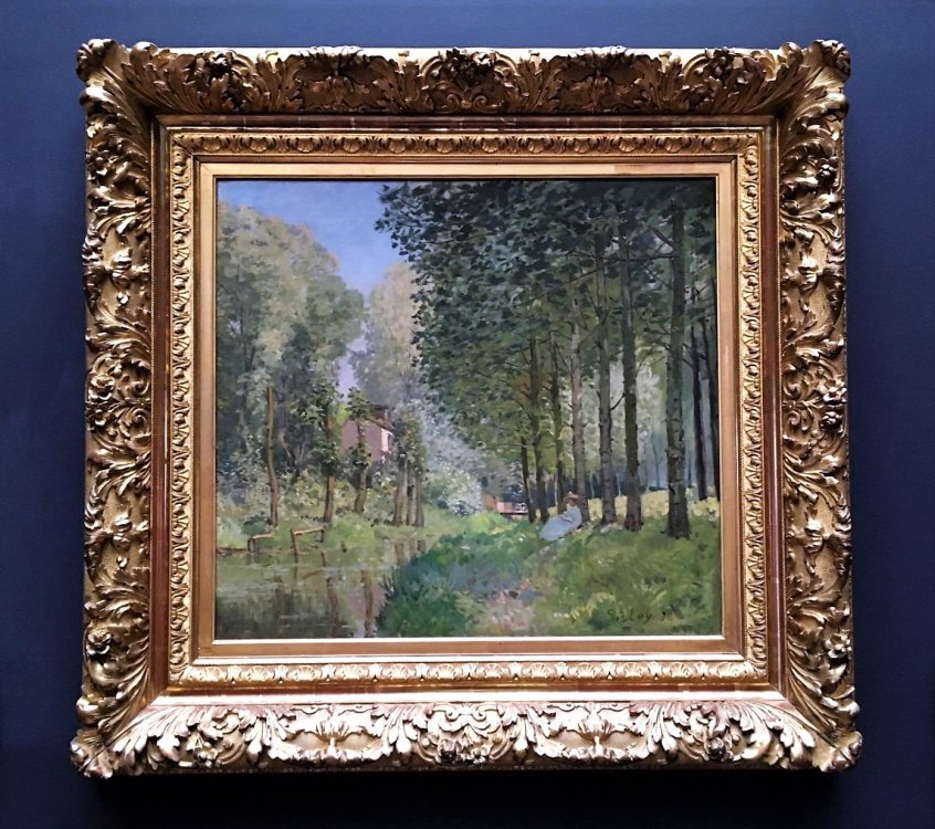 113  Альфред Сислей Отдых на берегу ручья.jpg