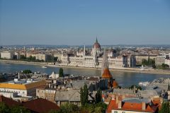 1047.Будапешт.Вид на Пешт с Рыбацкого бастиона