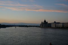 1378.Будапешт.Вид на Дунай с моста Сечени (Kilátás A Duna tól Az Széchenyi lánchíd)
