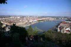 2503.Будапешт.Вид с горы Геллерт (Kilátás A Gellért hegy)