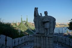 2545.Будапешт.Статуя короля Св Иштвана (Szent István király szobra)