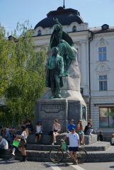 6395.Любляна.Памятник Ф. Прешерну (Prešernov spomenik)