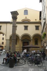 1450.Флоренция.Колонна Санта Феличита.Церковь Санта Феличита (Св Фелицаты)
