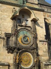 Знаменитые пражские часы на староместской площади
