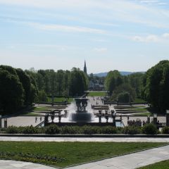 Фрогнер-парк со скульптурам в Осло