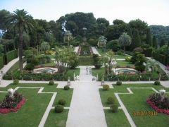 французский сад на вилле Ротшильдов