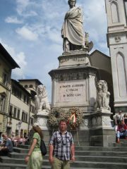 Флоренция, памятник Данте