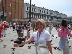 Венеция, голуби