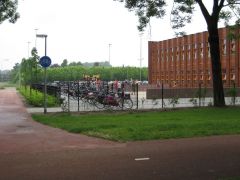 Голландия, школьная парковка