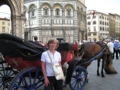 Флоренция, лошадки