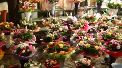 Вечерний Вроцлав. Цветочный рынок на Соляной площади.