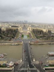 вид на Париж с Эйфелевой башни