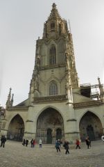 Кафедральный собор в Берне - панорама
